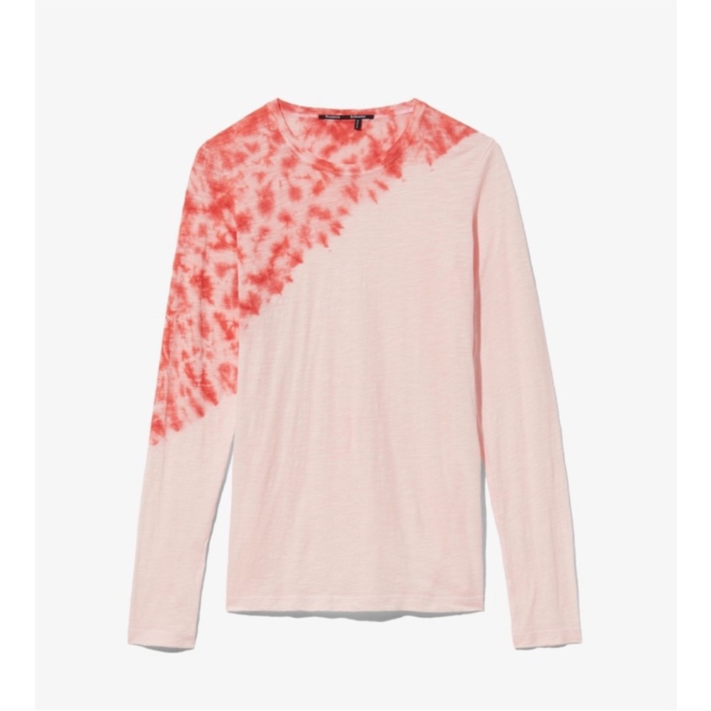 Kids Pink Tie-Dye Long Sleeve Shirt